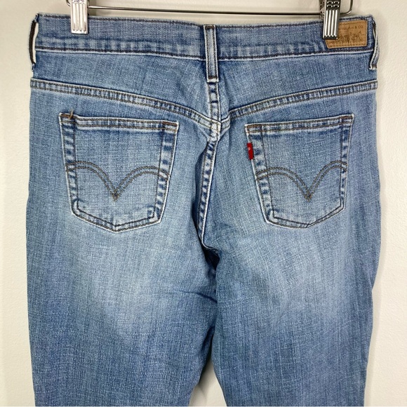 Levi's 515 Boot Cut Jeans Women's Size 6 Long Mid Rise - Picture 9 of 13